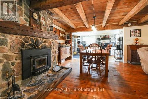 156639 Concession 7A, Chatsworth, ON - Indoor Photo Showing Other Room With Fireplace