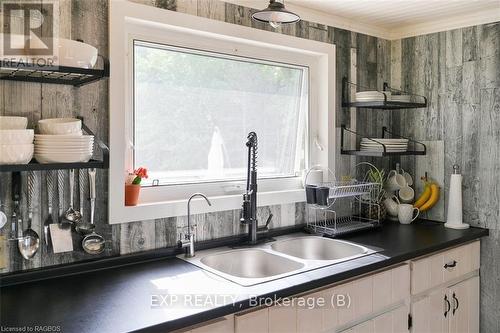 156639 Concession 7A, Chatsworth, ON - Indoor Photo Showing Kitchen With Double Sink