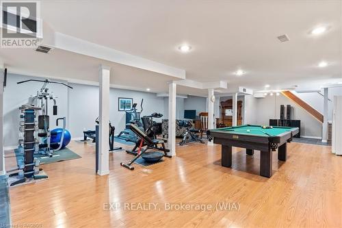 397 Purple Valley Road, South Bruce Peninsula, ON - Indoor Photo Showing Gym Room