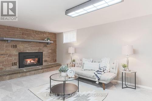 10 Hamilton Street, Kawartha Lakes (Lindsay), ON - Indoor Photo Showing Living Room With Fireplace