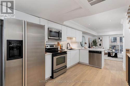 210 - 262 St Helens Avenue, Toronto, ON - Indoor Photo Showing Kitchen With Stainless Steel Kitchen