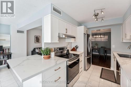 1036 - 68 Corporate Drive, Toronto, ON - Indoor Photo Showing Kitchen With Double Sink With Upgraded Kitchen