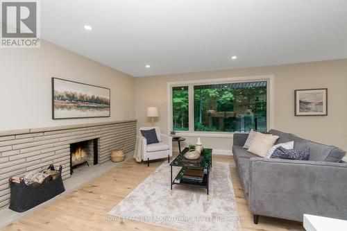 9793 8Th Line, Halton Hills, ON - Indoor Photo Showing Living Room With Fireplace