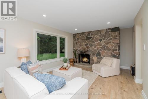 9793 8Th Line, Halton Hills, ON - Indoor Photo Showing Living Room With Fireplace