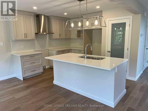 Lot 1 Macleod Court, West Elgin (West Lorne), ON - Indoor Photo Showing Kitchen With Double Sink