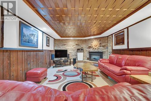 183 Phillip Murray Avenue, Oshawa (Lakeview), ON - Indoor Photo Showing Living Room With Fireplace