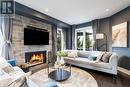 21 Robertson Street, Collingwood, ON  - Indoor Photo Showing Living Room With Fireplace 