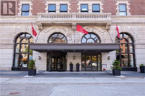 View of entrance to property - 112 King Street E Unit# 305, Hamilton, ON - Outdoor With Facade