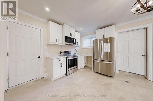 Bsmt - 802 Fairview Avenue, Pickering, ON - Indoor Photo Showing Kitchen With Stainless Steel Kitchen