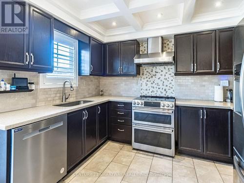 61 Keeble Crescent, Ajax, ON - Indoor Photo Showing Kitchen With Stainless Steel Kitchen With Upgraded Kitchen