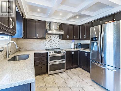 61 Keeble Crescent, Ajax, ON - Indoor Photo Showing Kitchen With Stainless Steel Kitchen With Upgraded Kitchen