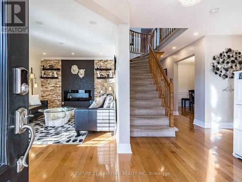 61 Keeble Crescent, Ajax, ON - Indoor Photo Showing Other Room With Fireplace