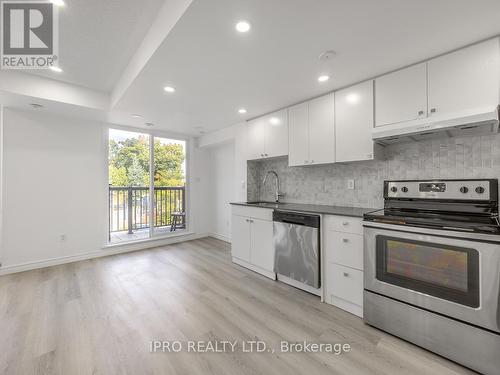 305 - 35 Strangford Lane, Toronto, ON - Indoor Photo Showing Kitchen With Upgraded Kitchen