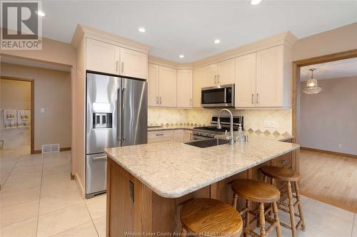 385 Lakeview Drive, Lakeshore, ON - Indoor Photo Showing Kitchen With Double Sink