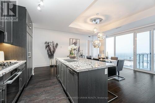 603 - 29 Queens Quay E, Toronto, ON - Indoor Photo Showing Kitchen With Upgraded Kitchen