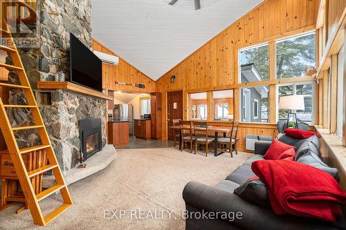 4 Stackwall Lane, Greater Madawaska, ON - Indoor Photo Showing Living Room With Fireplace