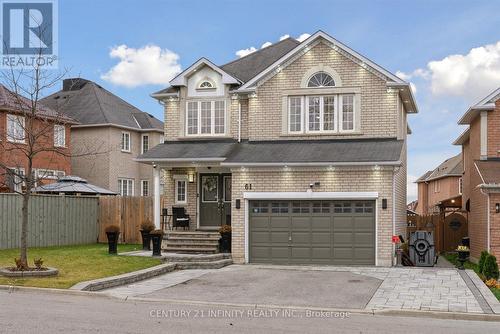 61 Stammers Drive, Ajax (Northwest Ajax), ON - Outdoor With Facade