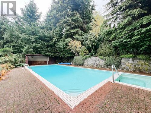 563 St. Giles Road, West Vancouver, BC - Outdoor With In Ground Pool With Backyard