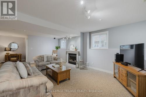 46 Greenway Boulevard, St. Thomas, ON - Indoor Photo Showing Living Room With Fireplace