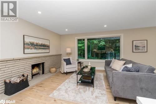 9793 8Th Line, Georgetown, ON - Indoor Photo Showing Living Room With Fireplace