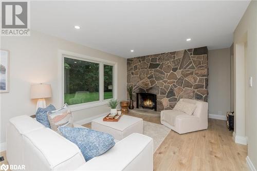 9793 8Th Line, Georgetown, ON - Indoor Photo Showing Living Room With Fireplace