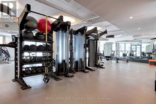 Uph09 - 38 Iannuzzi Street, Toronto, ON - Indoor Photo Showing Gym Room