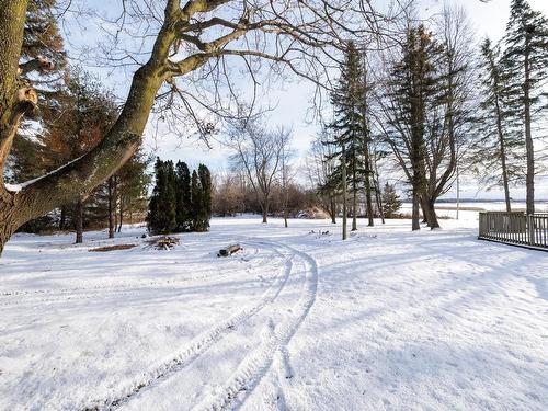 Backyard - 352 Route 132, Sainte-Barbe, QC - Outdoor With View