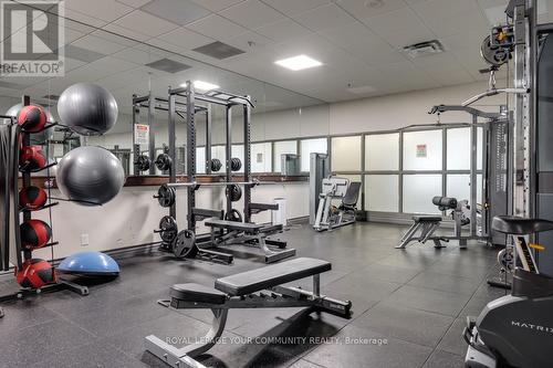 2207 - 349 Rathburn Road W, Mississauga, ON - Indoor Photo Showing Gym Room