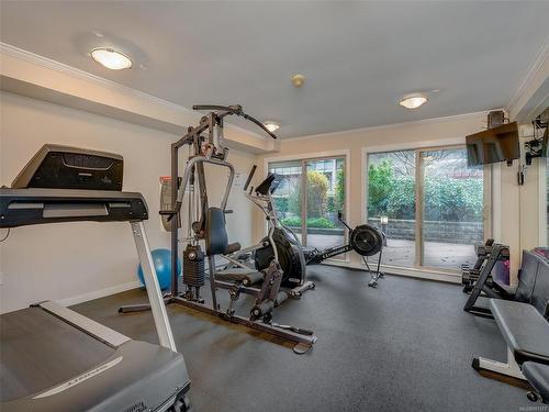 305-1545 Pandora Ave, Victoria, BC - Indoor Photo Showing Gym Room