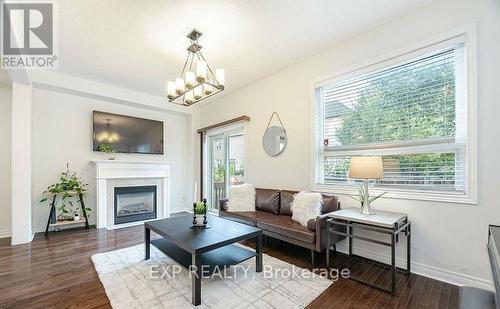 2461 Grand Oak Trail, Oakville, ON - Indoor Photo Showing Living Room With Fireplace