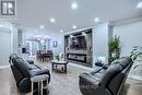 3499 Ellengale Drive, Mississauga, ON  - Indoor Photo Showing Living Room With Fireplace 