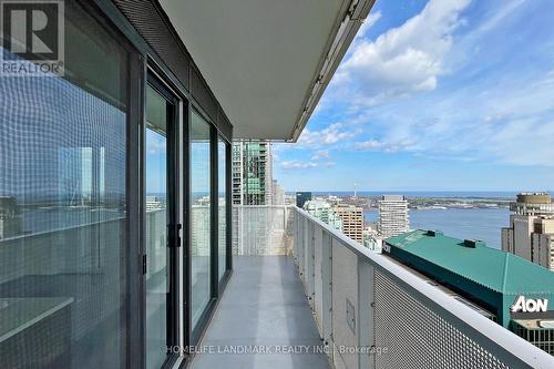 4107 - 88 Harbour Street, Toronto, ON - Outdoor With Body Of Water With Balcony With View With Exterior