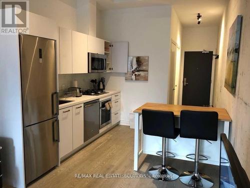 210 - 608 Richmond Street W, Toronto, ON - Indoor Photo Showing Kitchen With Stainless Steel Kitchen