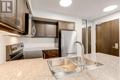 1007 - 19 Grand Trunk Crescent, Toronto, ON - Indoor Photo Showing Kitchen With Stainless Steel Kitchen With Double Sink