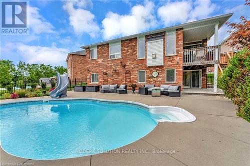 31 Hoodless Court, Brantford, ON - Outdoor With In Ground Pool With Exterior