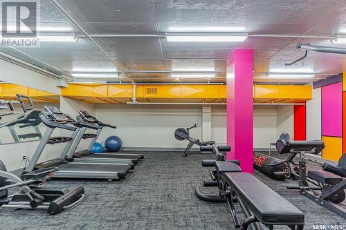 1203 320 5Th Avenue N, Saskatoon, SK - Indoor Photo Showing Gym Room