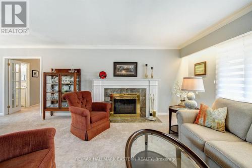 827 Somerville Street, Oshawa (Northglen), ON - Indoor Photo Showing Living Room With Fireplace