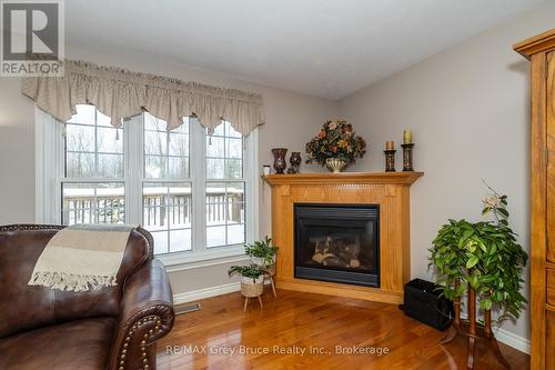 319586 Grey Road 1 Road, Georgian Bluffs, ON - Indoor Photo Showing Living Room With Fireplace