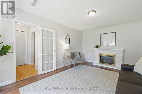 3346 Courtice Road, Clarington (Courtice), ON - Indoor Photo Showing Living Room With Fireplace