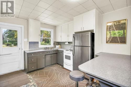 28 Mcrae Beach Road S, Georgina, ON - Indoor Photo Showing Kitchen With Double Sink