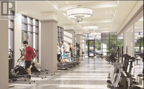 2407 - 30 Elm Drive, Mississauga, ON - Indoor Photo Showing Gym Room