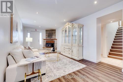 392 Fischer Hallman Road, Kitchener, ON - Indoor Photo Showing Living Room With Fireplace