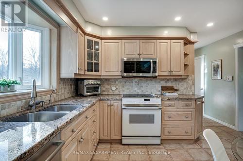 25 Terrace Drive, Hamilton, ON - Indoor Photo Showing Kitchen With Double Sink