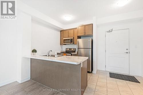 113 - 101 Shoreview Place, Hamilton, ON - Indoor Photo Showing Kitchen With Stainless Steel Kitchen With Double Sink