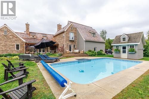 787517 Grey 13 Road, Blue Mountains, ON - Outdoor With In Ground Pool