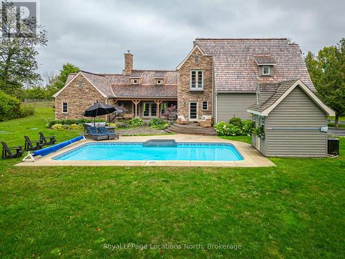 787517 Grey 13 Road, Blue Mountains, ON - Outdoor With In Ground Pool