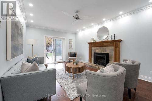 1994 Fairport Road, Pickering, ON - Indoor Photo Showing Living Room With Fireplace