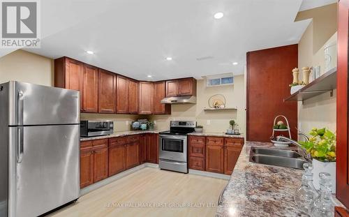 Basment - 2319 Bridle Road, Oshawa, ON - Indoor Photo Showing Kitchen With Double Sink