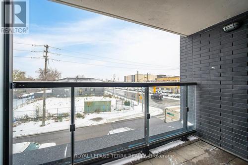 208 - 1401 O'Connor Drive, Toronto, ON - Outdoor With Balcony With Exterior