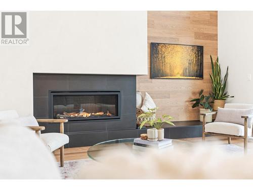 82 Twin Lakes Road, Enderby, BC - Indoor Photo Showing Living Room With Fireplace